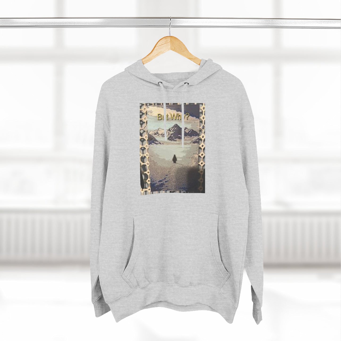 Three-Panel Fleece Hoodie