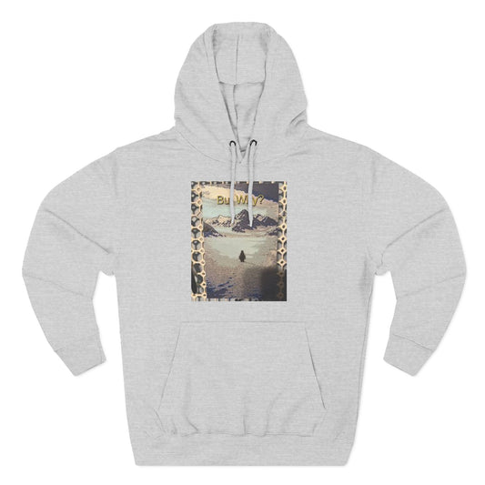 Three-Panel Fleece Hoodie